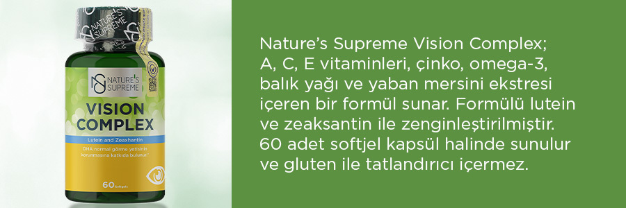 Nature's Supreme Vision Complex 60 Kapsül