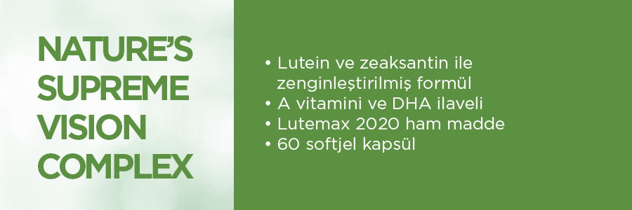 Nature's Supreme Vision Complex 60 Kapsül