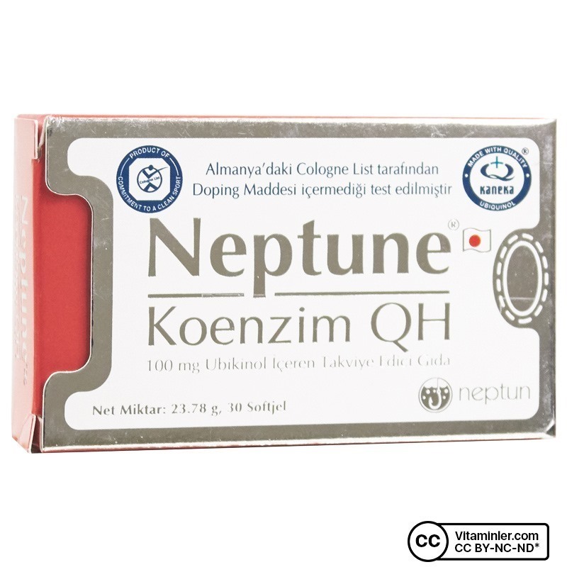 Neptune Koenzim QH 100 Mg 30 Kapsül