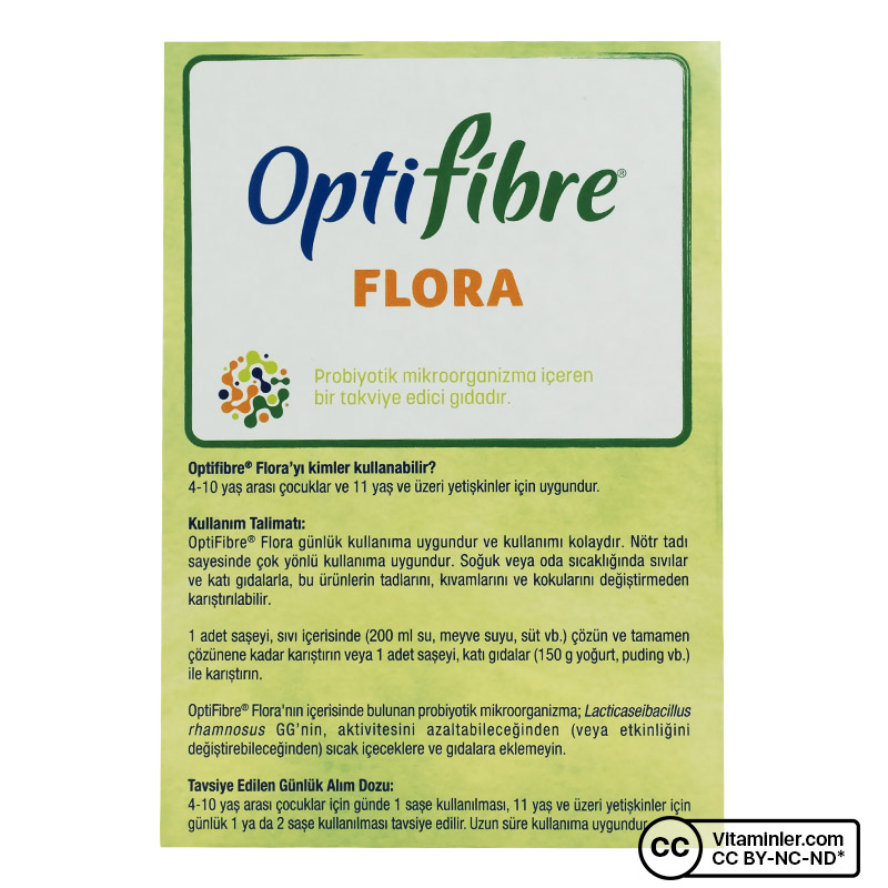 Nestle OptiFibre Flora 5 Gr x 10 Saşe 3 Adet