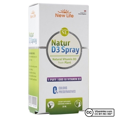 New Life Natur Spray D3 1000 IU 20 mL