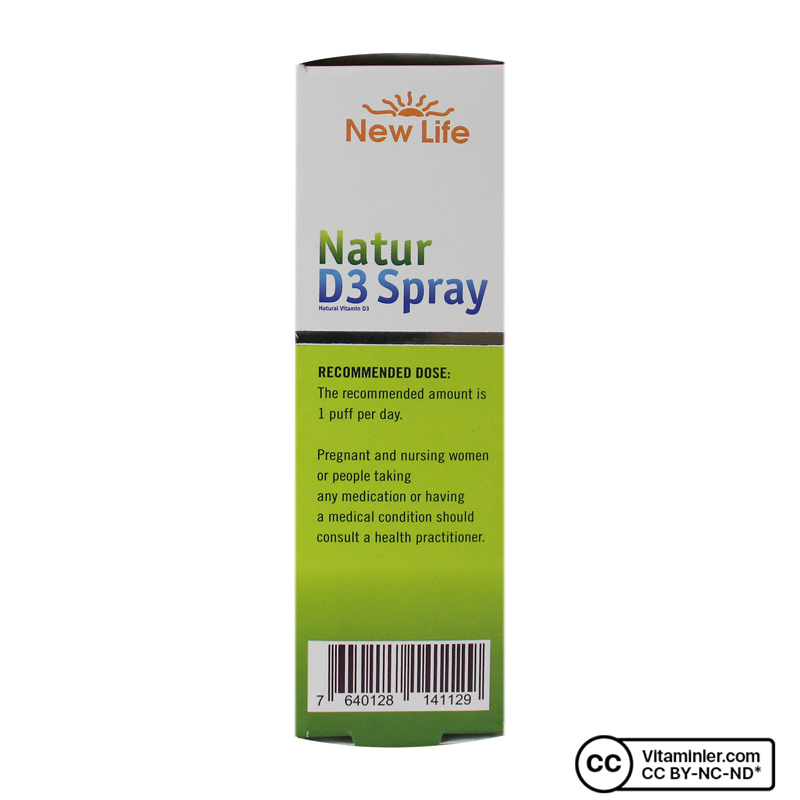 New Life Natur Spray D3 1000 IU 20 mL