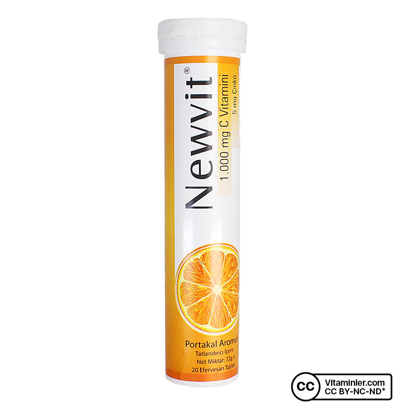 Newvit Vitamin C 1000 Mg + Çinko 20 Efervesan Tablet