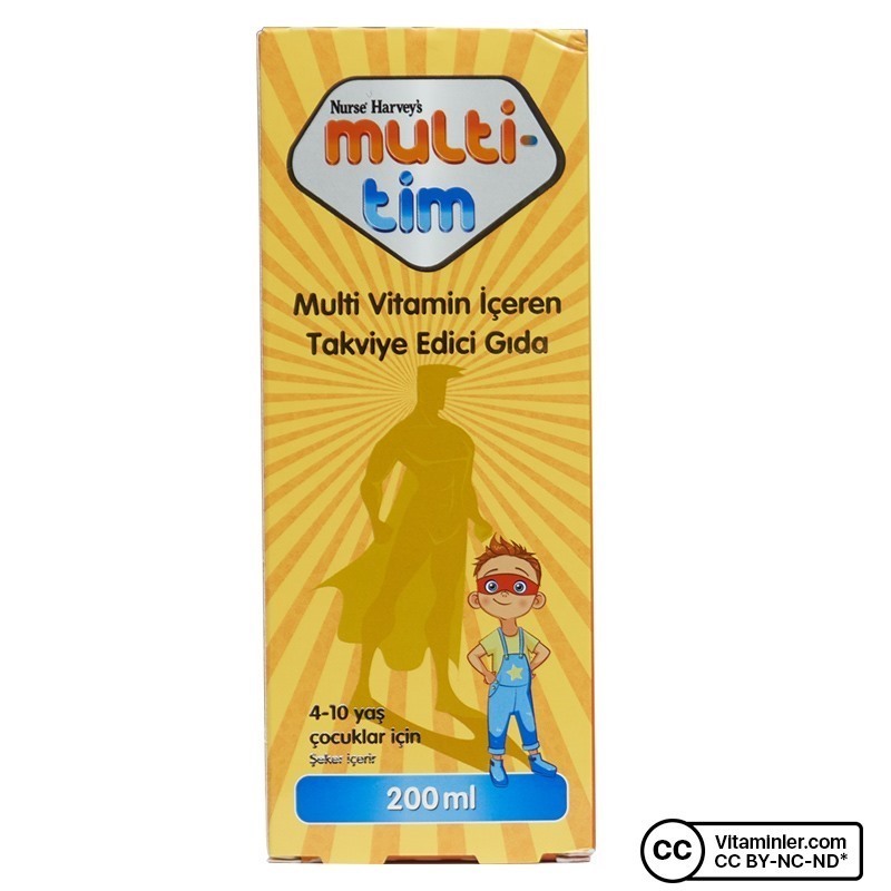 Nurse Harvey's Multi-Tim Multivitamin 200 mL