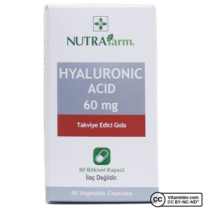 Nutrafarm Hyaluronic Acid 60 Mg 60 Kapsül