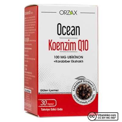 Ocean Koenzim Q10 100 Mg 30 Kapsül