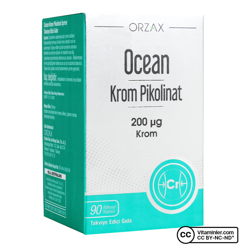 Ocean Krom Pikolinat 200 Mcg 90 Kapsül