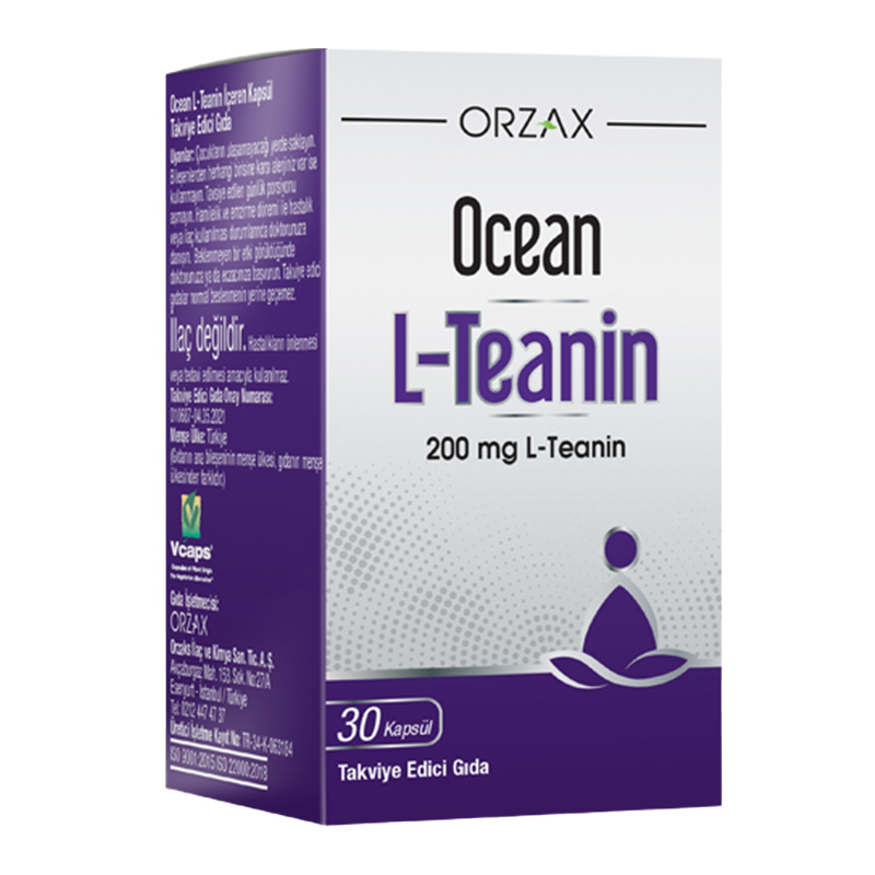 Ocean L-Teanin 200 Mg 30 Kapsül