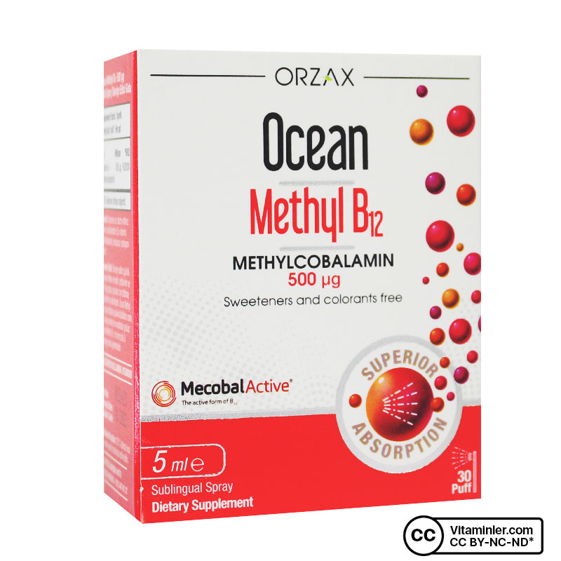Ocean Methyl B12 500 Mcg 5 mL Sprey