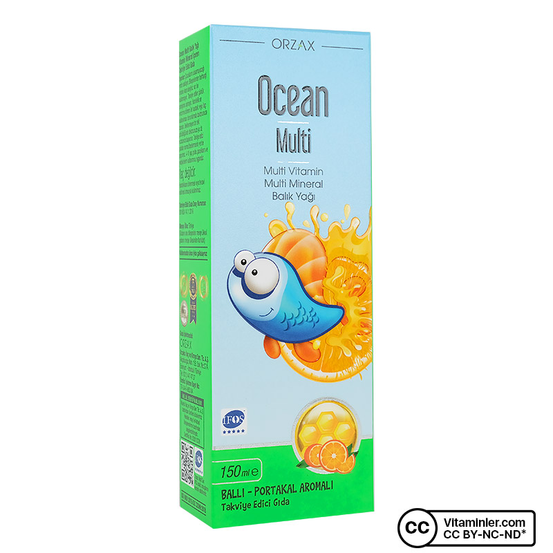 Ocean Multi Vitamin ve Balık Yağı 150 mL