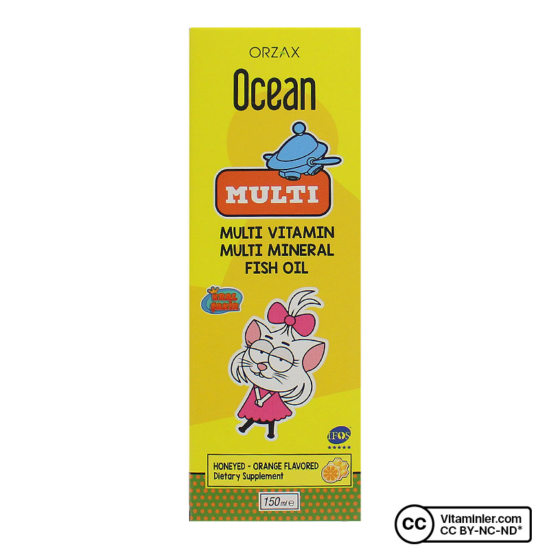Ocean Multi Vitamin ve Balık Yağı Kral Şakir 150 mL