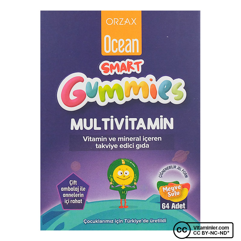 Ocean Smart Gummies Multivitamin 64 Çiğnenebilir Tablet