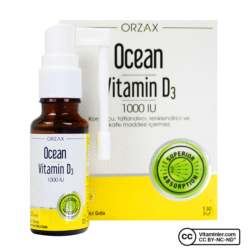 Ocean Vitamin D3 1000 IU 20 mL