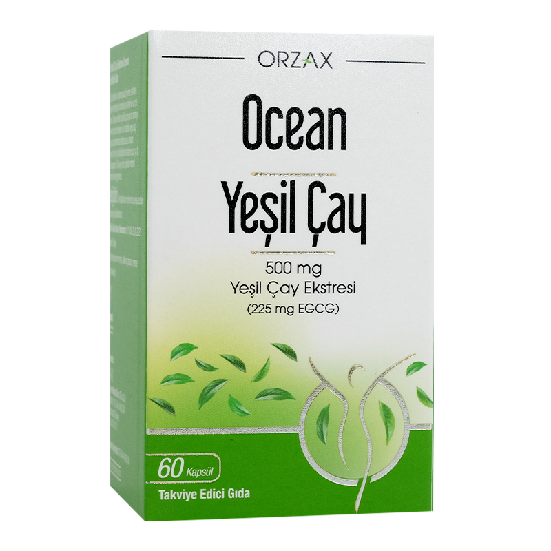 Ocean Yeşil Çay Ekstresi 500 Mg 60 Kapsül