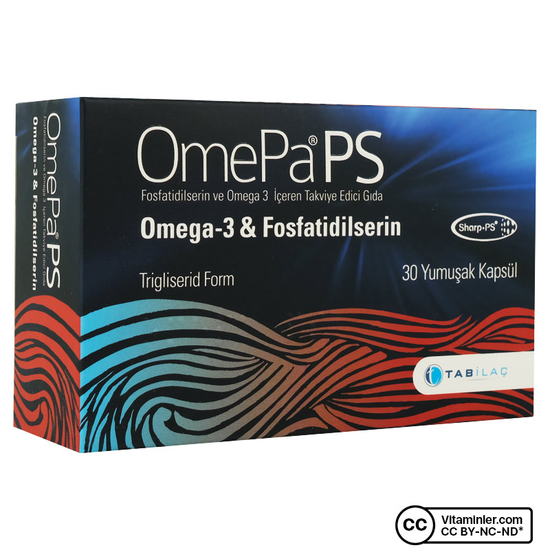 Omepa PS Omega 3 Fosfatidilserin 30 Kapsül
