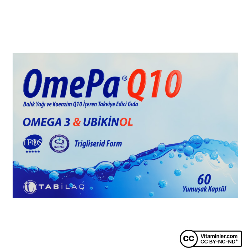 Omepa-Q10 Omega3 Ubiquinol 60 Kapsül