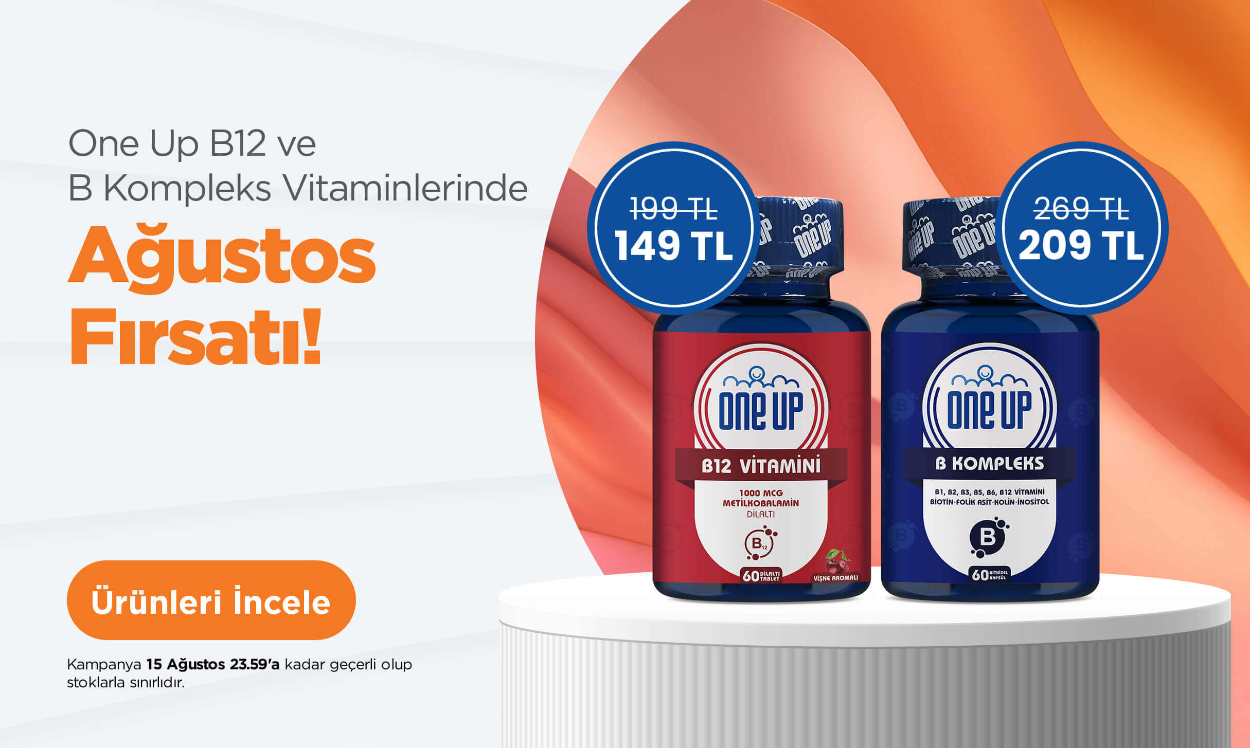 One Up B Vitaminlerinde İndirim! - 13082025