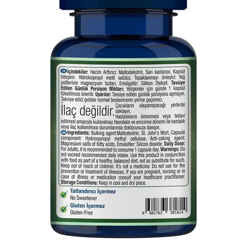 One Up St. John's Wort 300 Mg 60 Kapsül 2 Adet