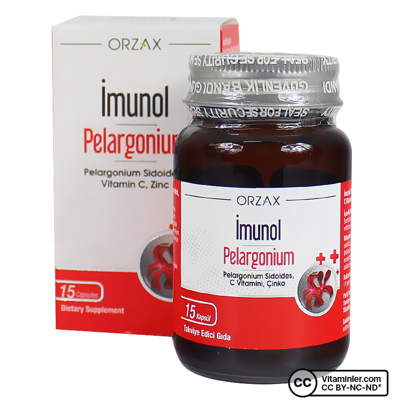Orzax Imunol Pelargonium 15 Kapsül