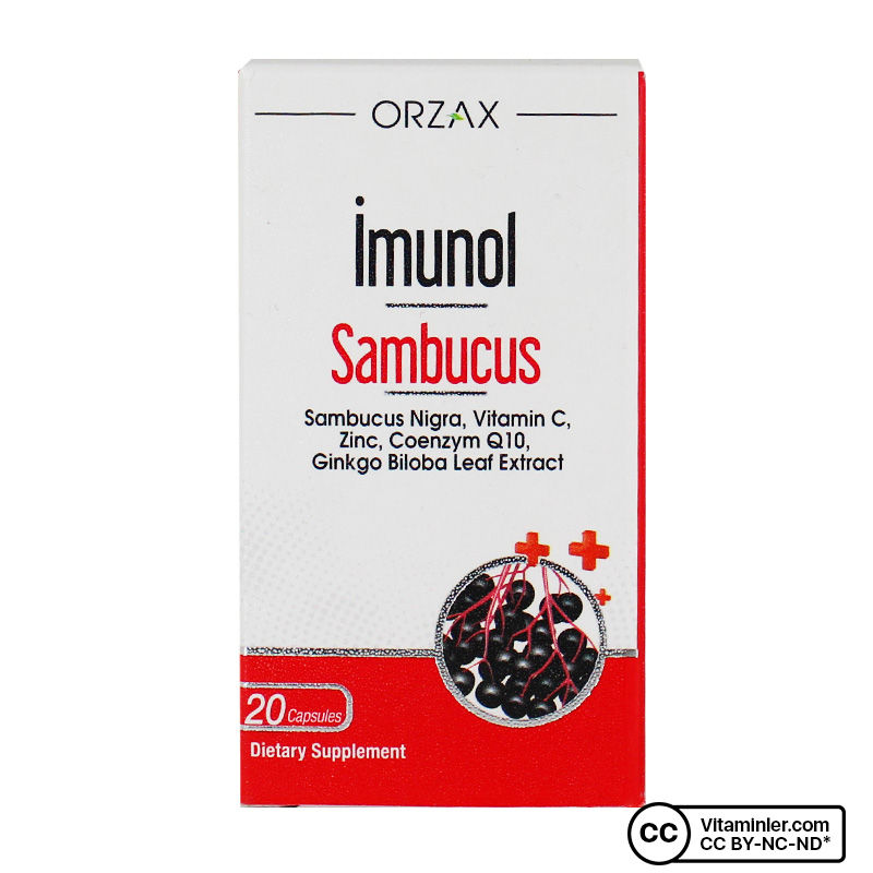 Orzax Imunol Sambucus Nigra 20 Kapsül