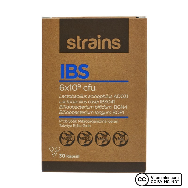 Orzax Strains IBS Probiyotik 30 Kapsül