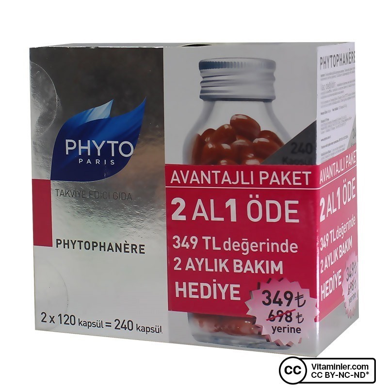 Phyto Phytophanere Avantajlı Paket 2x120 Kapsül