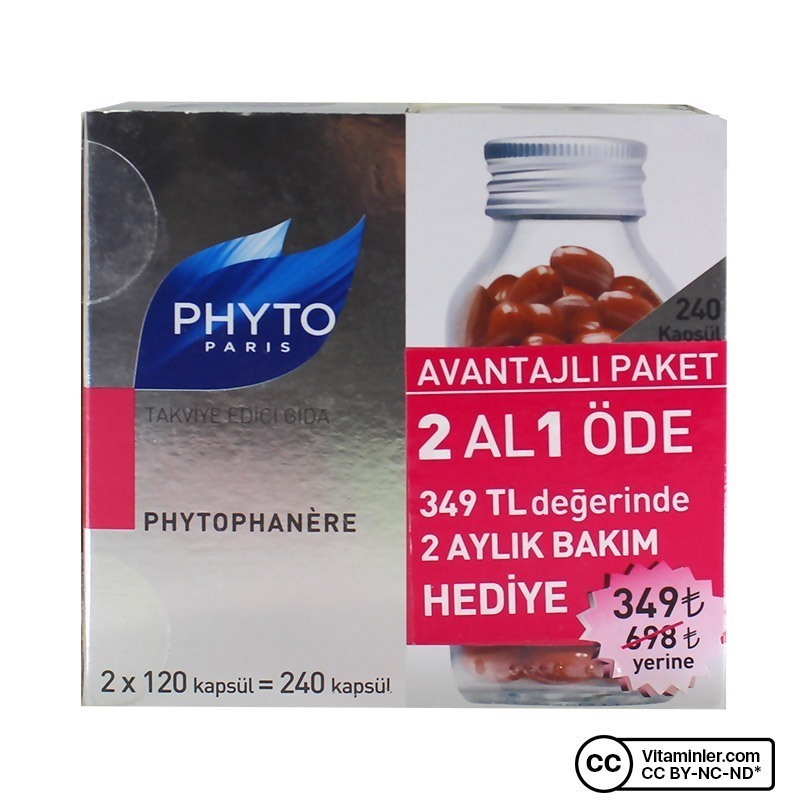 Phyto Phytophanere Avantajlı Paket 2x120 Kapsül
