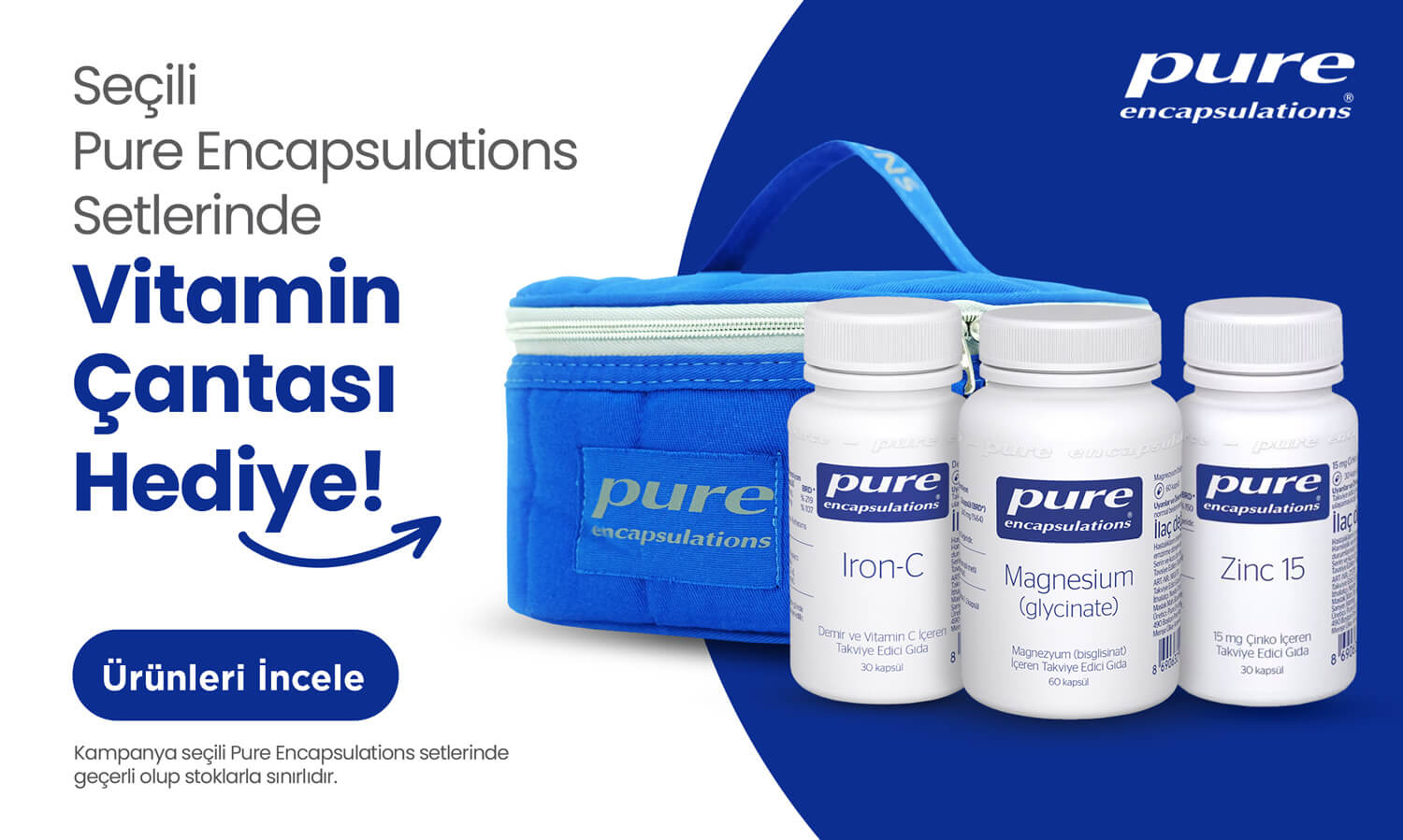 Pure Encapsulations Hediye Çanta! - 11082025