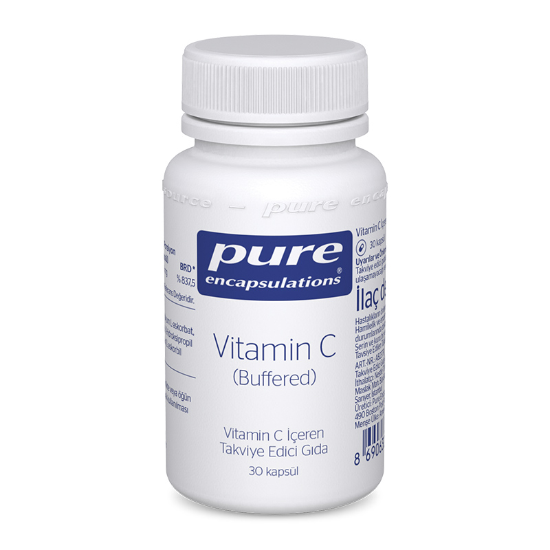 Pure Encapsulations L-Arginine 60 Kapsül + Vitamin C Buffered 30 Kapsül