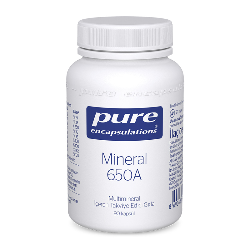 Pure Encapsulations Mineral 650A 90 Kapsül
