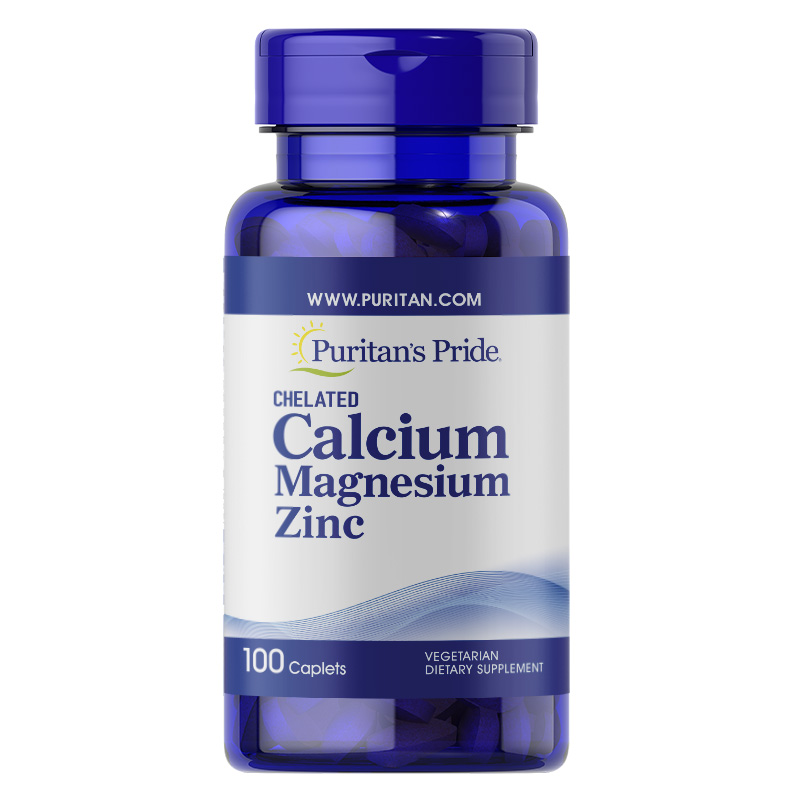 Puritans Pride Calcium Magnesium Zinc 100 Tablet Vitaminler 9780