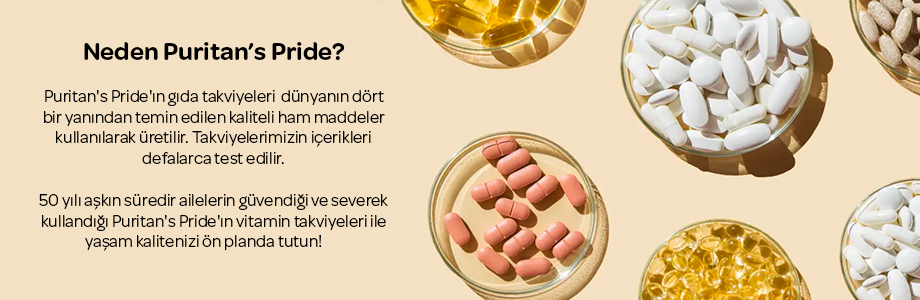 Puritan's Pride Magnezyum 250 Mg 100 Tablet