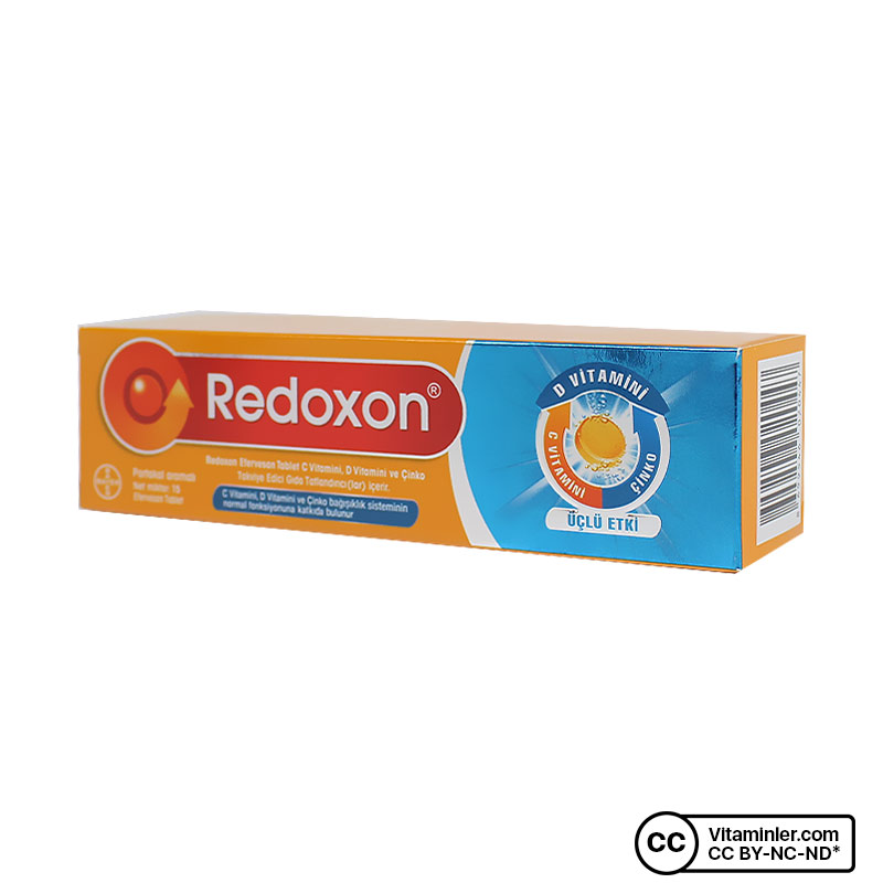 Redoxon 3'Lü Etki C, D Vitamini Ve Çinko 15 Efervesan Tablet C