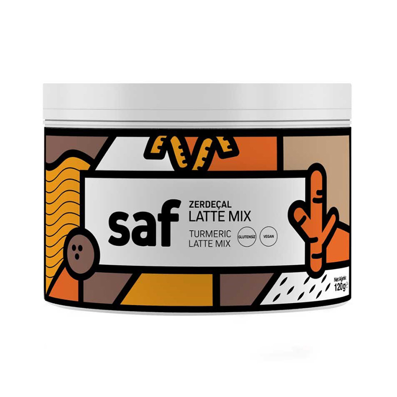 Saf Zerdeçal Latte Mix 120 Gr