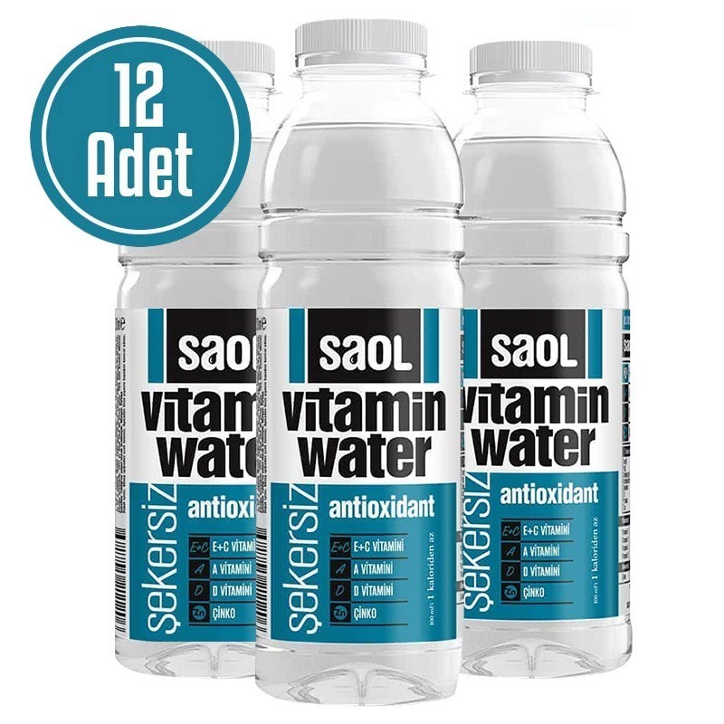 Saol Vitamin Water Antioxidant 500 mL 12 Adet