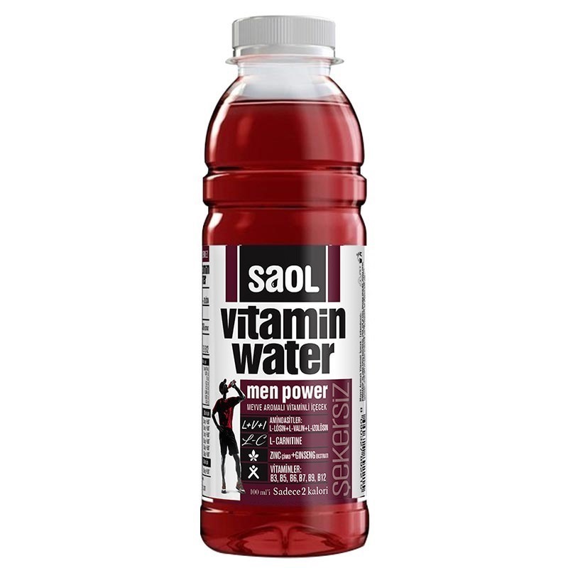 Saol Vitamin Water Men Power 500 mL 12 Adet