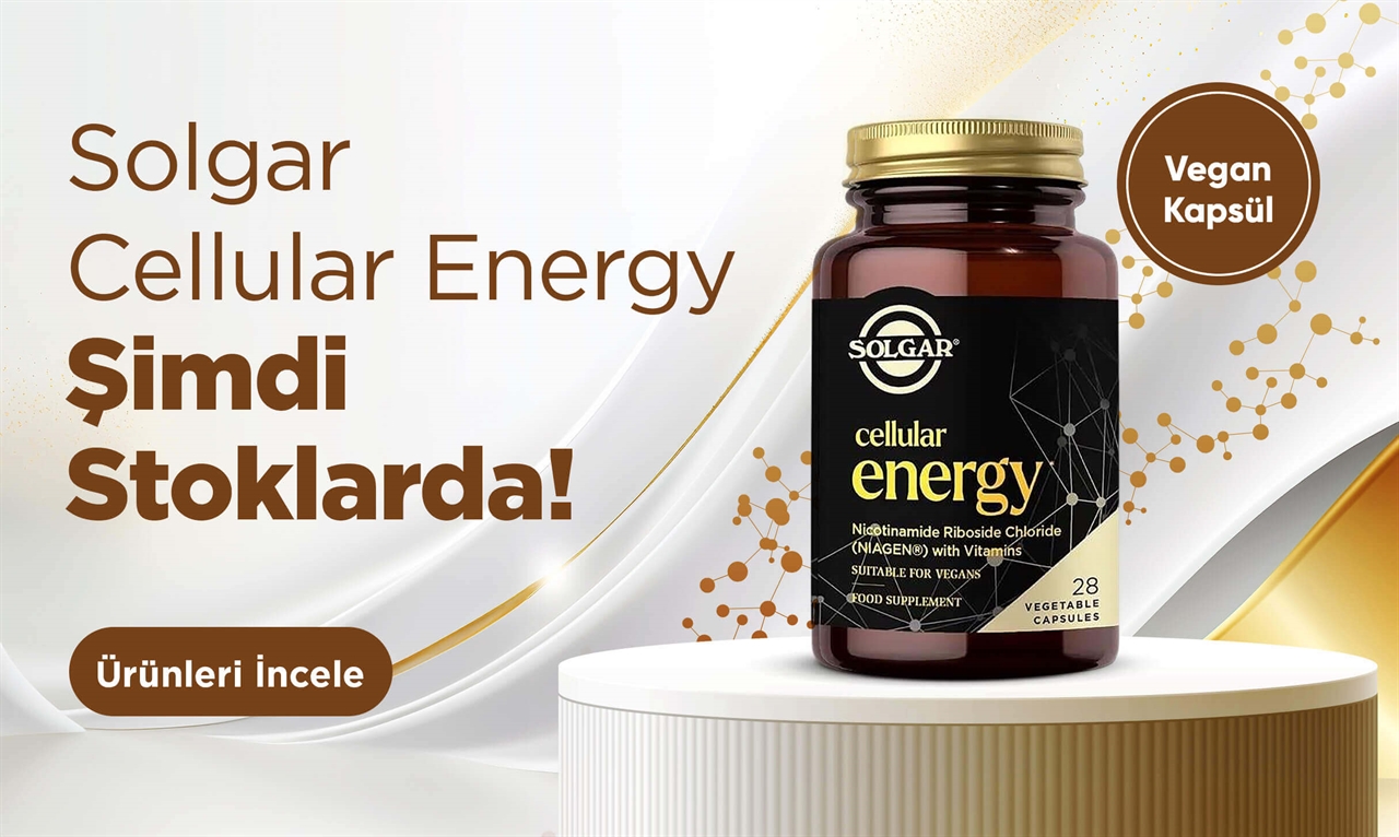 Solgar Cellular Energy Şimdi Stoklarda! - 16062025