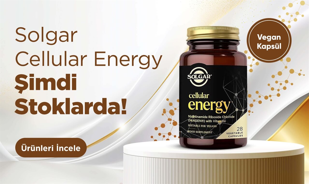 Solgar Cellular Energy Şimdi Stoklarda! - 30062025