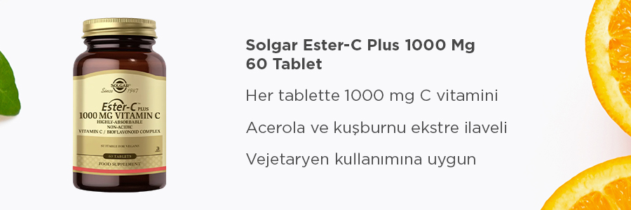 Solgar Ester-C Plus 1000 Mg 60 Tablet