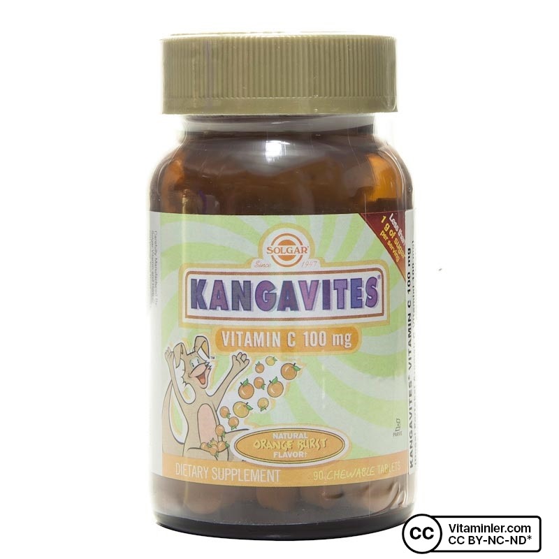 Solgar Kangavites Vitamin C 100 Mg 90 Tablet