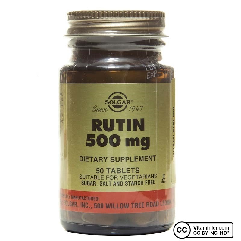Solgar Rutin 500 Mg 50 Tablet