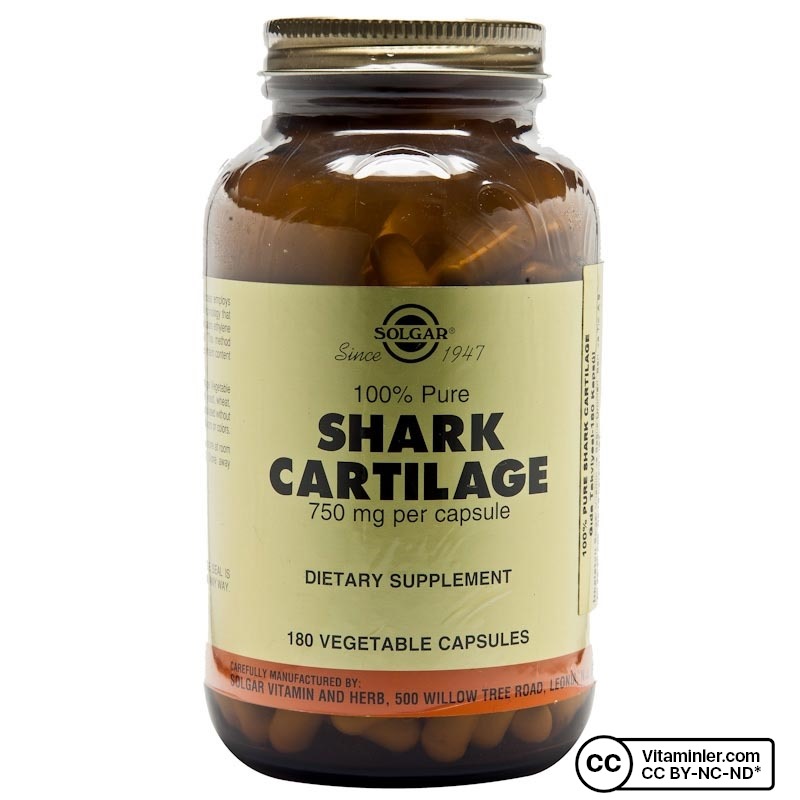 Solgar Shark Cartilage 750 Mg 180 Kapsül