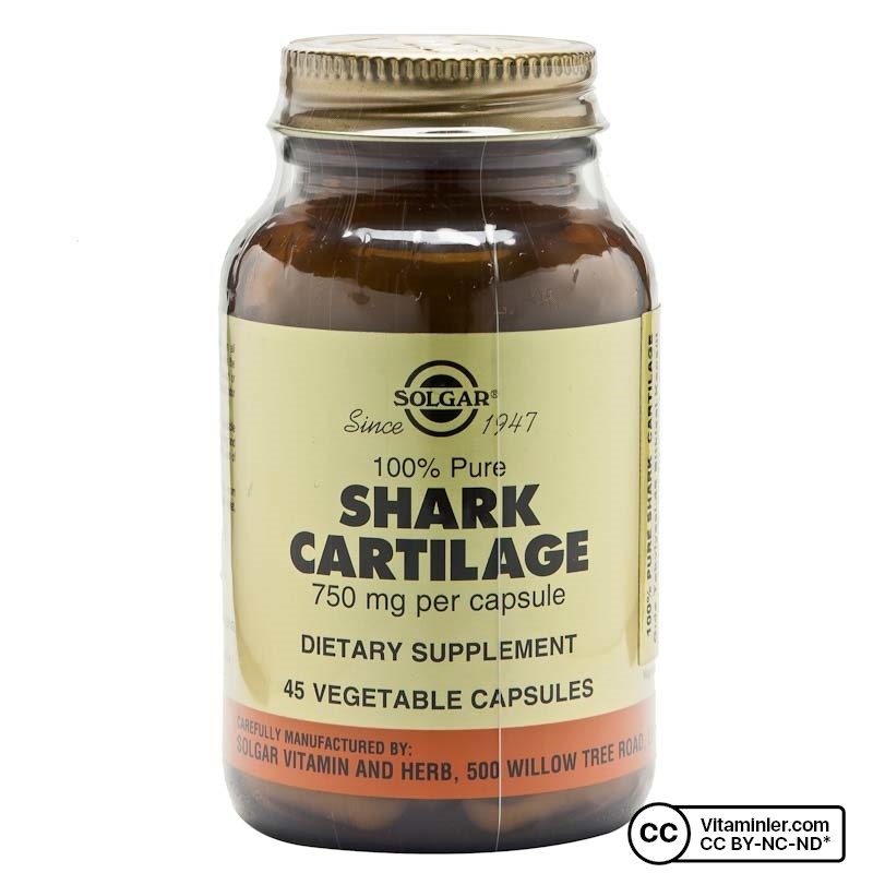 Solgar Shark Cartilage 750 Mg 45 Kapsül
