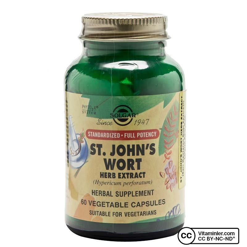 Solgar St. John's Wort Herb Extract 60 Kapsül