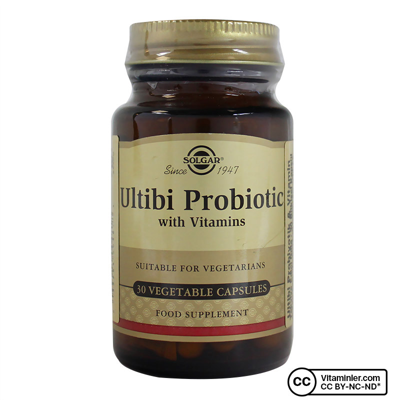 Solgar Ultibi Probiotic with Vitamins 30 Kapsül