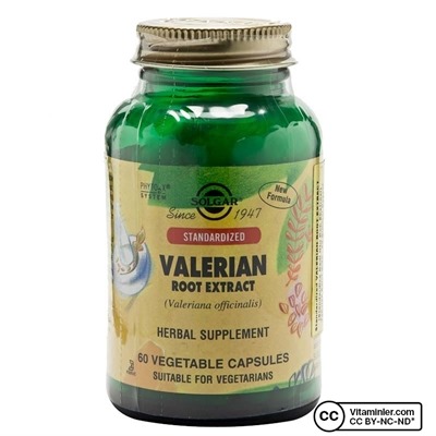 Solgar Valerian Root Extract 60 Kapsul Vitaminler