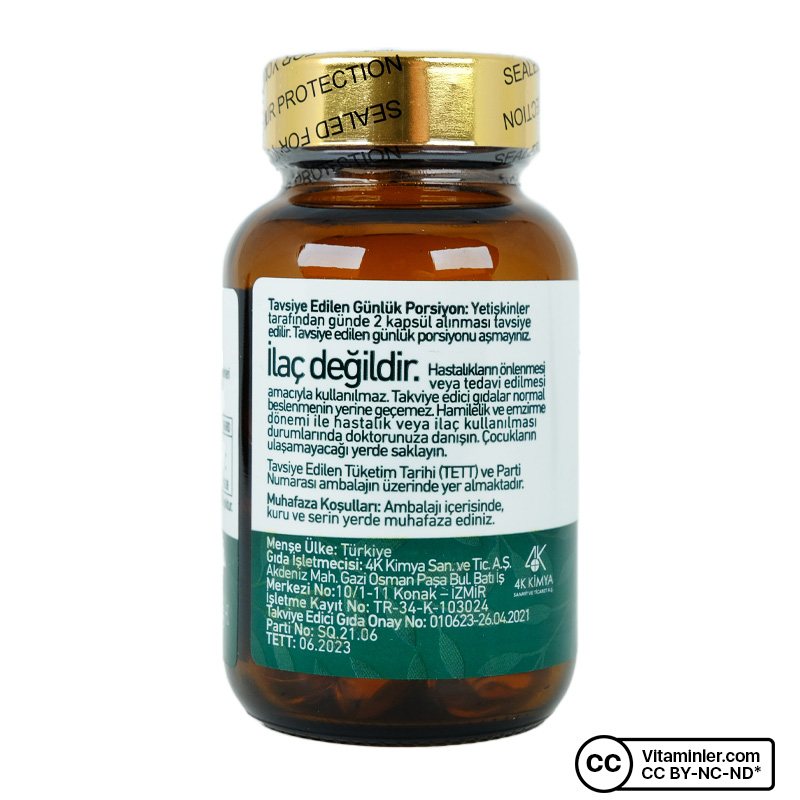 Sqol Zeytin Skualen (Olive Squalene) 1000 Mg 30 Kapsül