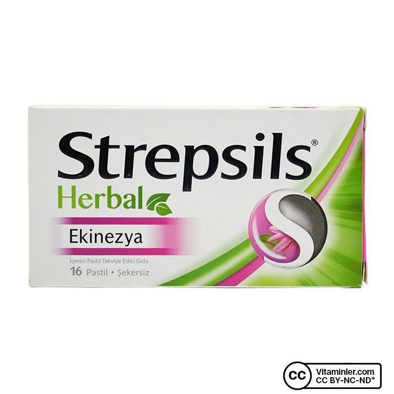 Strepsils Herbal Ekinezya 16 Pastil