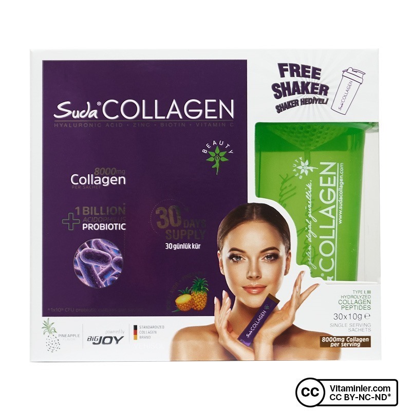 Suda Collagen + Probiotic 30 Saşe x 10 Gr