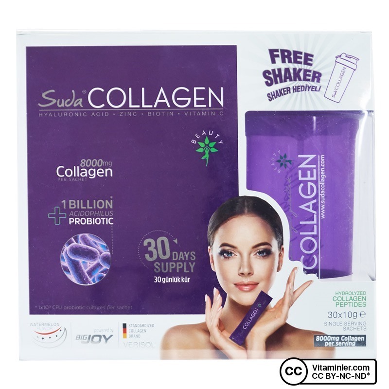Suda Collagen + Probiotic 30 Saşe x 10 Gr